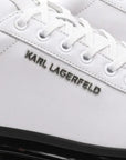 Karl Lagerfeld KL73 Kapri Kushion Lo Lace White Leather Black