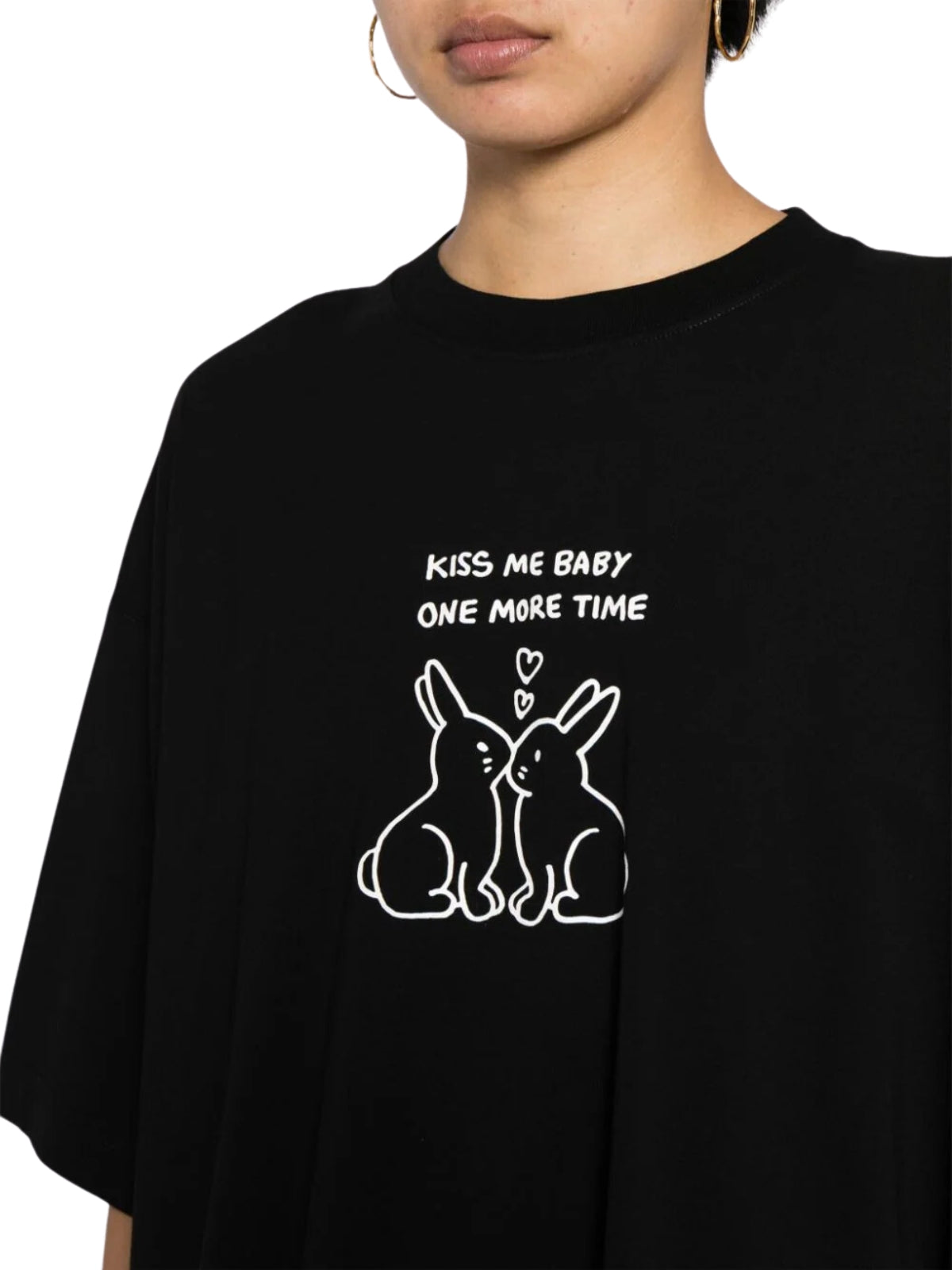 Vetements T Shirt Kiss Me Black AL Capone Premium