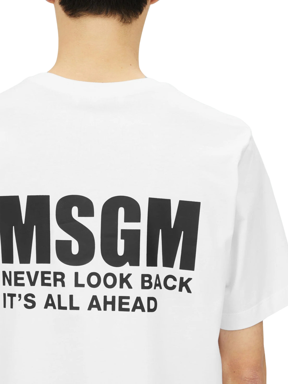 Msgm T-Shirt Logo White