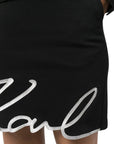 Karl Lagerfeld Skirt Signature Logo Black