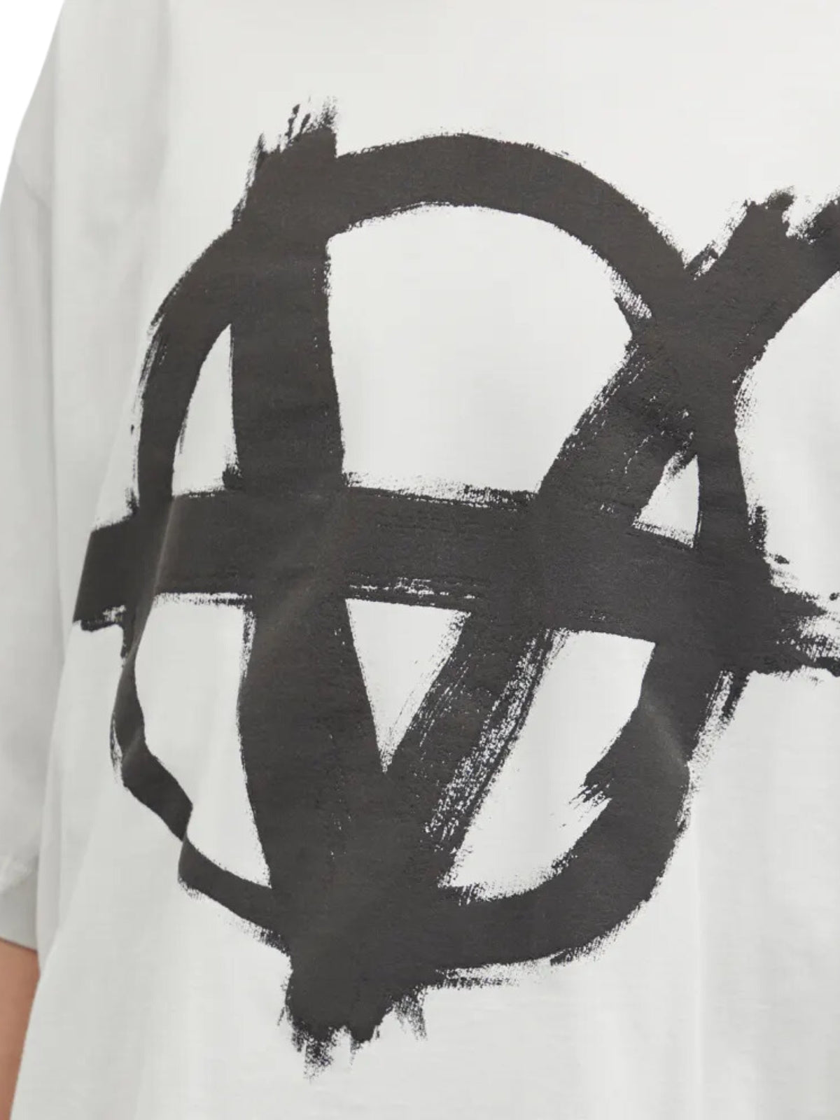 Vetements T-Shirt Logo Anarchy Grey - 4