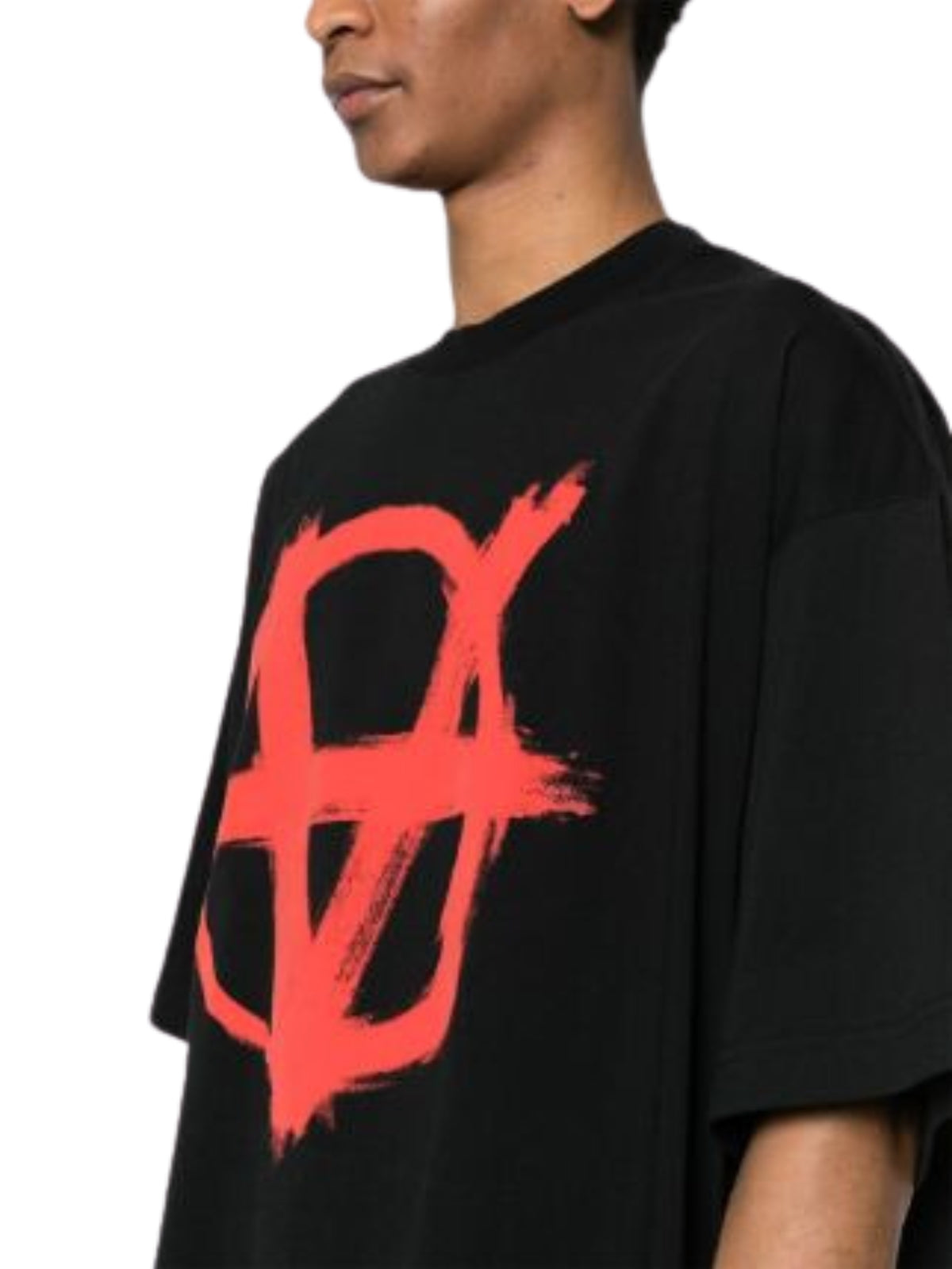 Vetements T-Shirt Anarchy Red-Black - 4