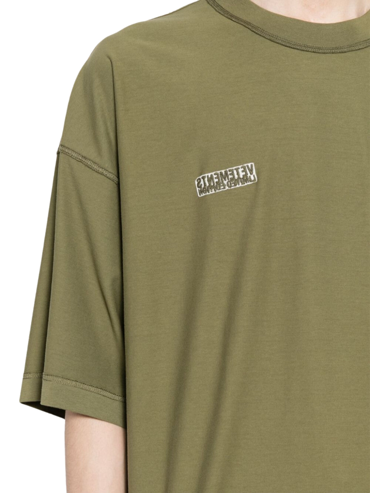 Vetements T-Shirt Mini Logo Green - 4