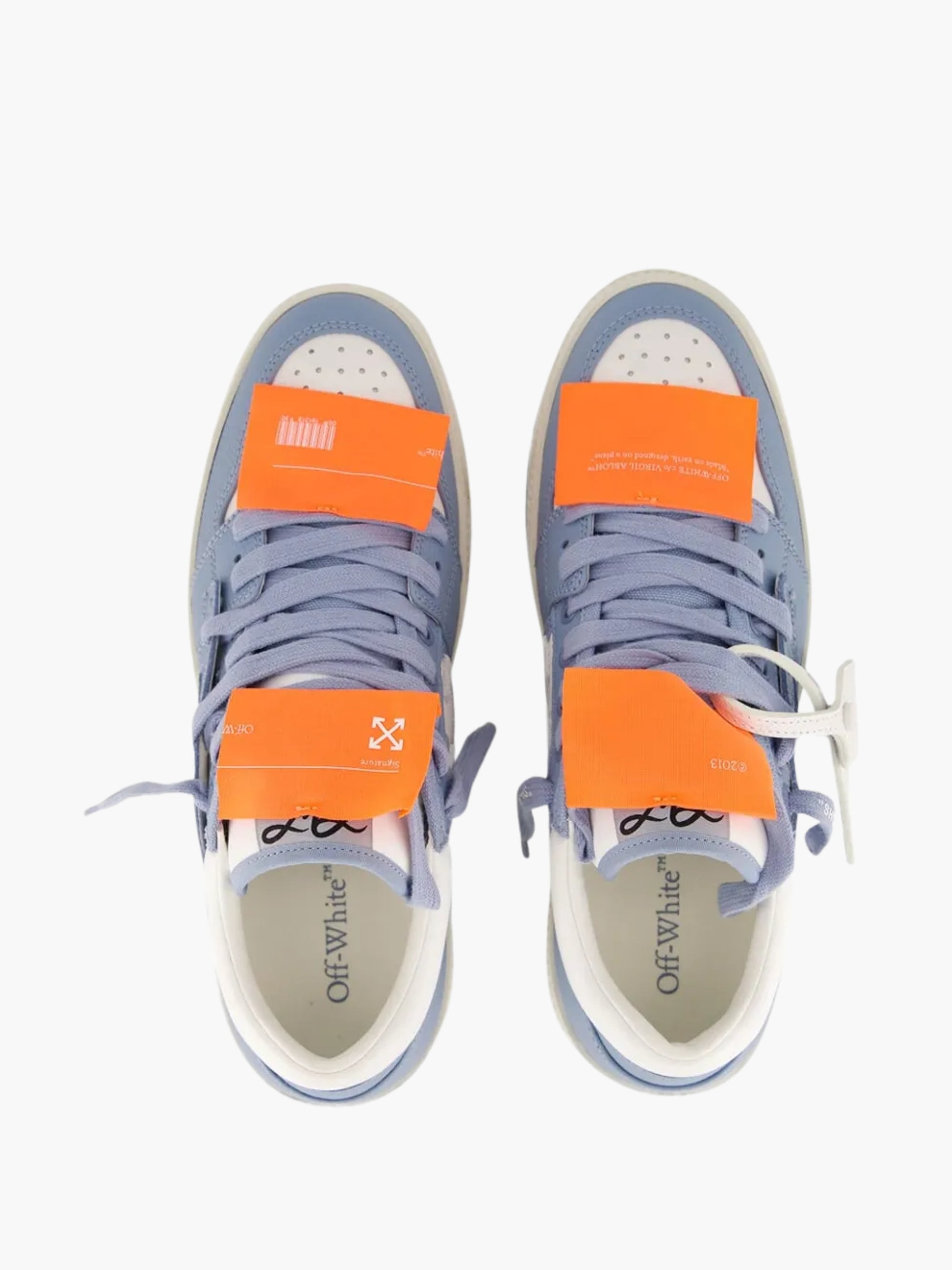 Off-white Sneakers Ows116 M-low Top Blue/White