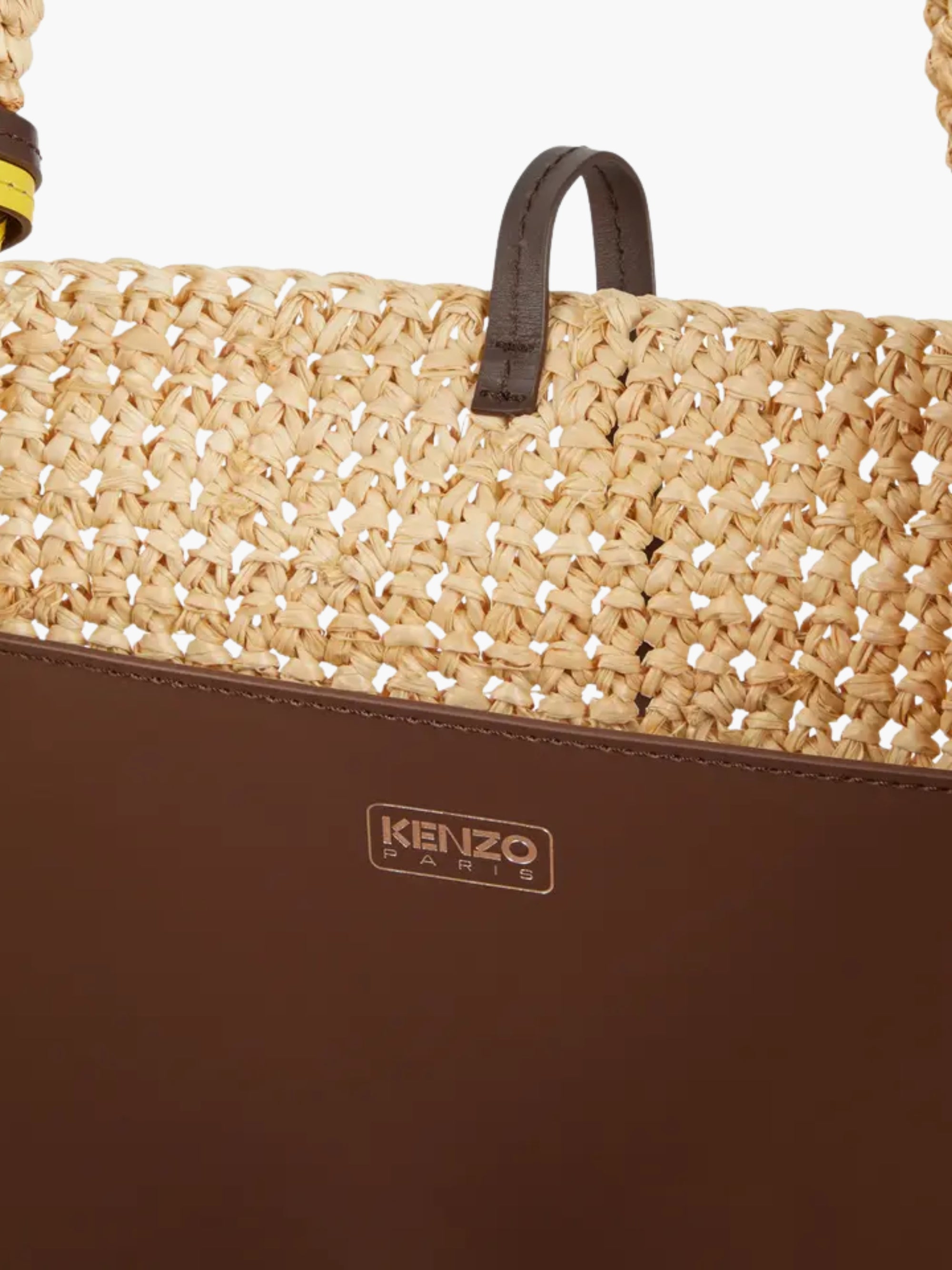 Kenzo Bag Knitted Sling Dark Beige