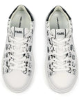 Karl Lagerfeld Sneaker Nft Kapri Graffiti White-Black