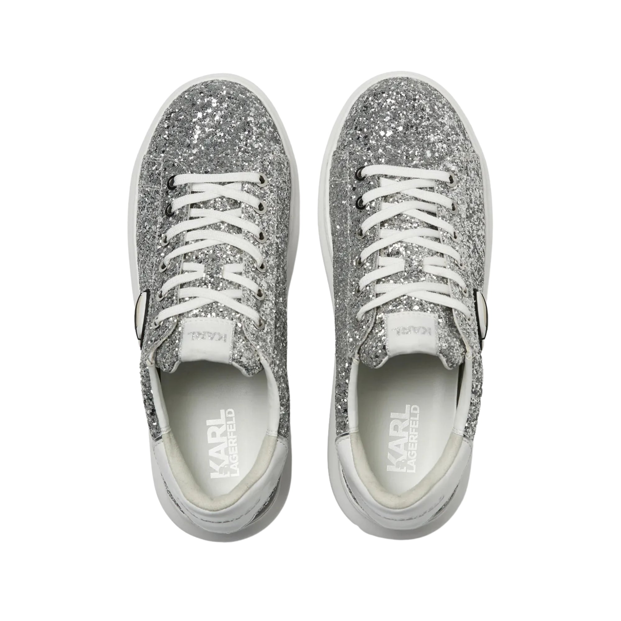 Karl Lagerfeld Sneaker Kapri Karl  Glitter Silver