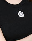 Kenzo Rib Tank Top Boke Flower 2.0 Black-AL Capone Premium