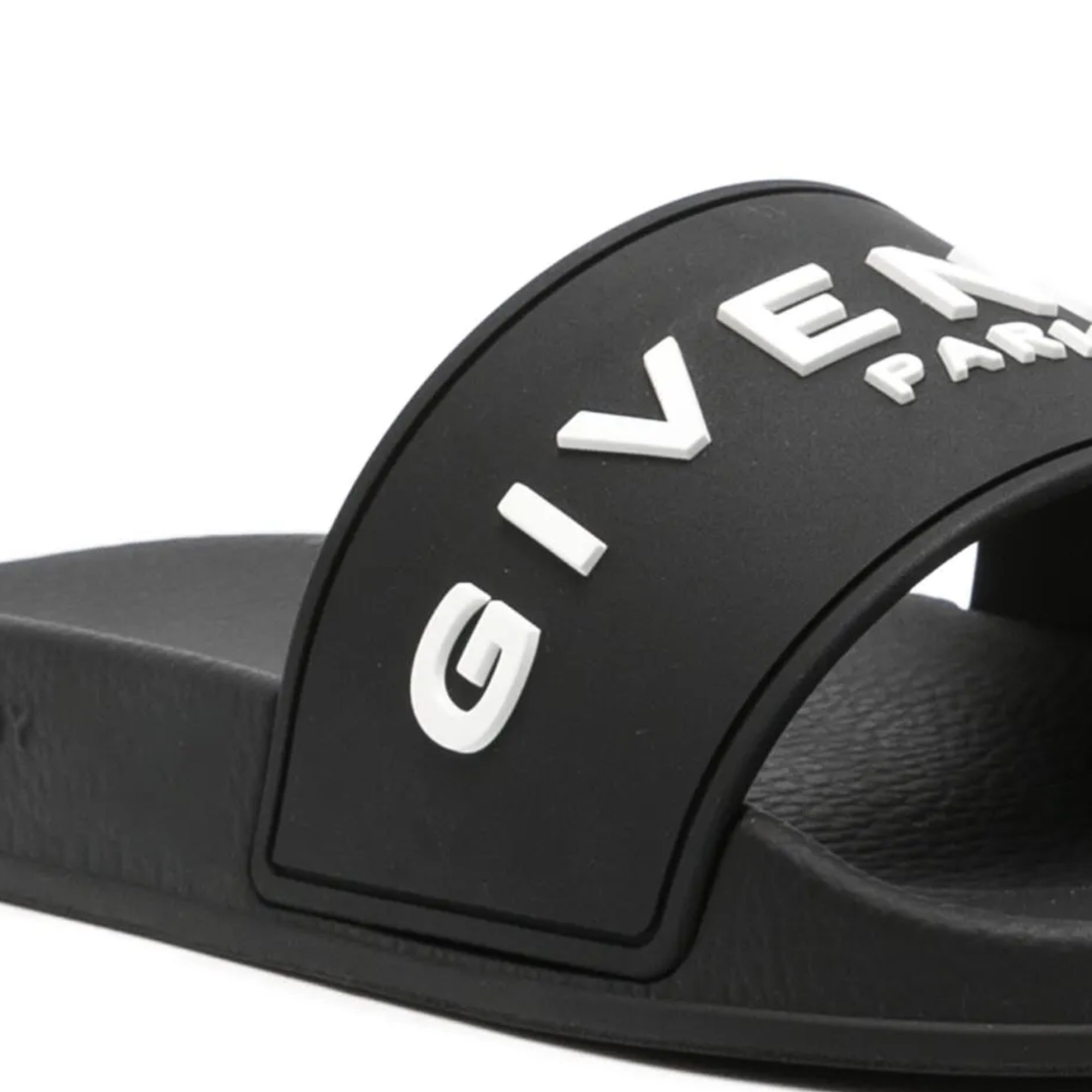 Givenchy Slide Logo Black