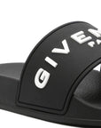 Givenchy Slide Logo Black