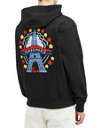 Kenzo Hoodie Embroidered Logo Black