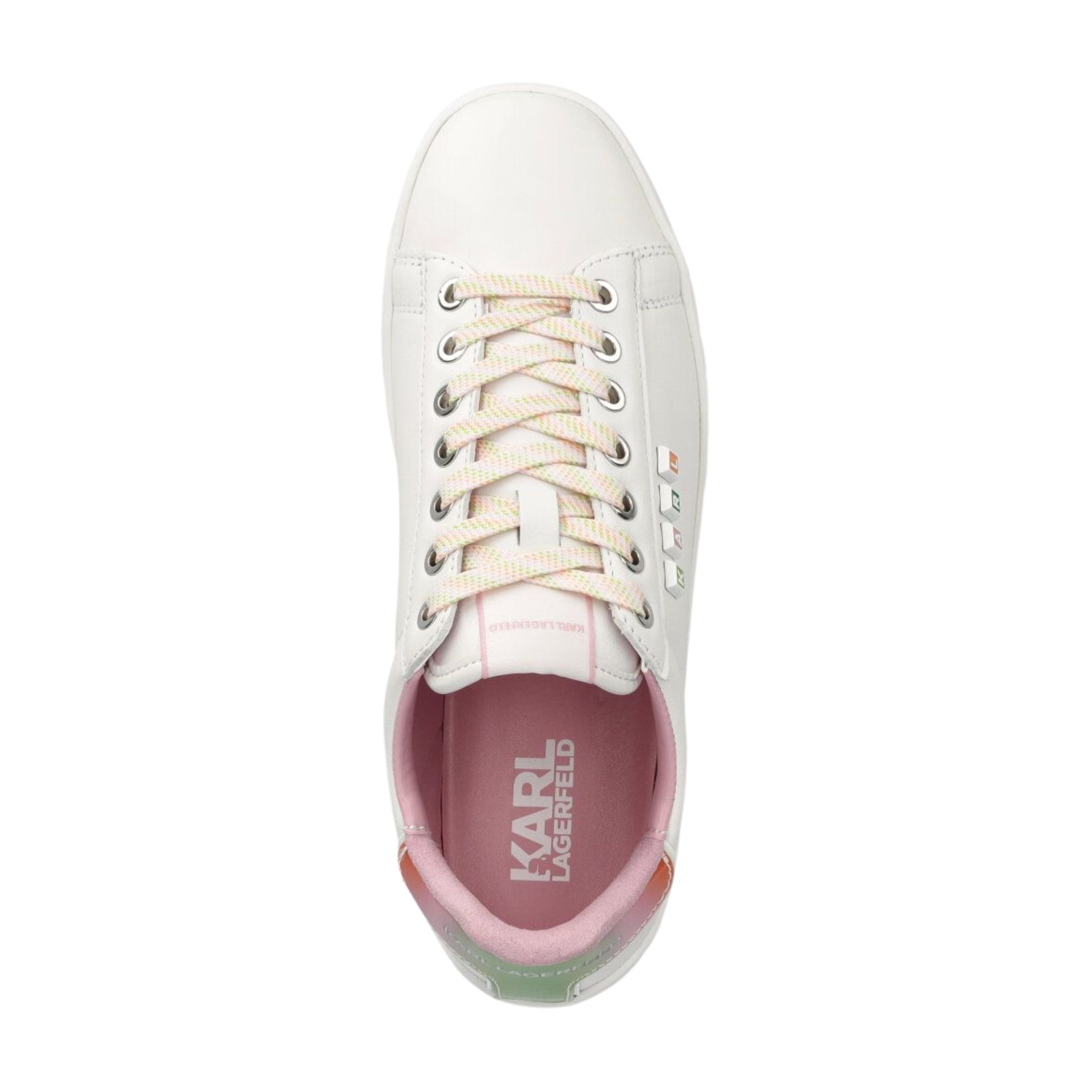 Karl Lagerfeld Sneaker Ladies Kupsole Kube Charm White