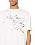 Palm Angels T-Shirt Graphic Print Off-White