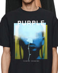 Purple T-Shirt Painting Black