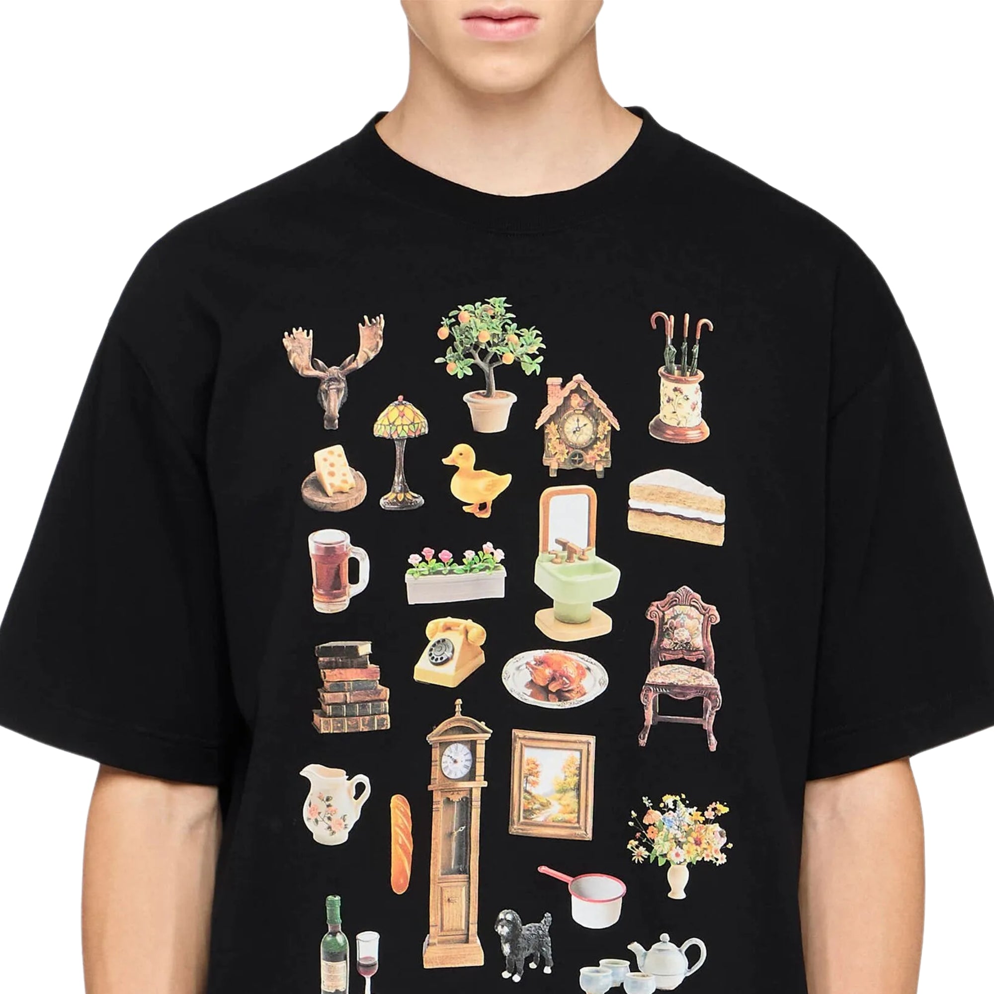 Jw Anderson T-Shirt Diorama Printed Black