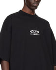 Vetements T-Shirt Oval Logo Oversized Black