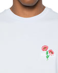 Kenzo T-Shirt Floral Printed Logo Blue