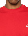 Kenzo T-Shirt Italic Logo Carmine
