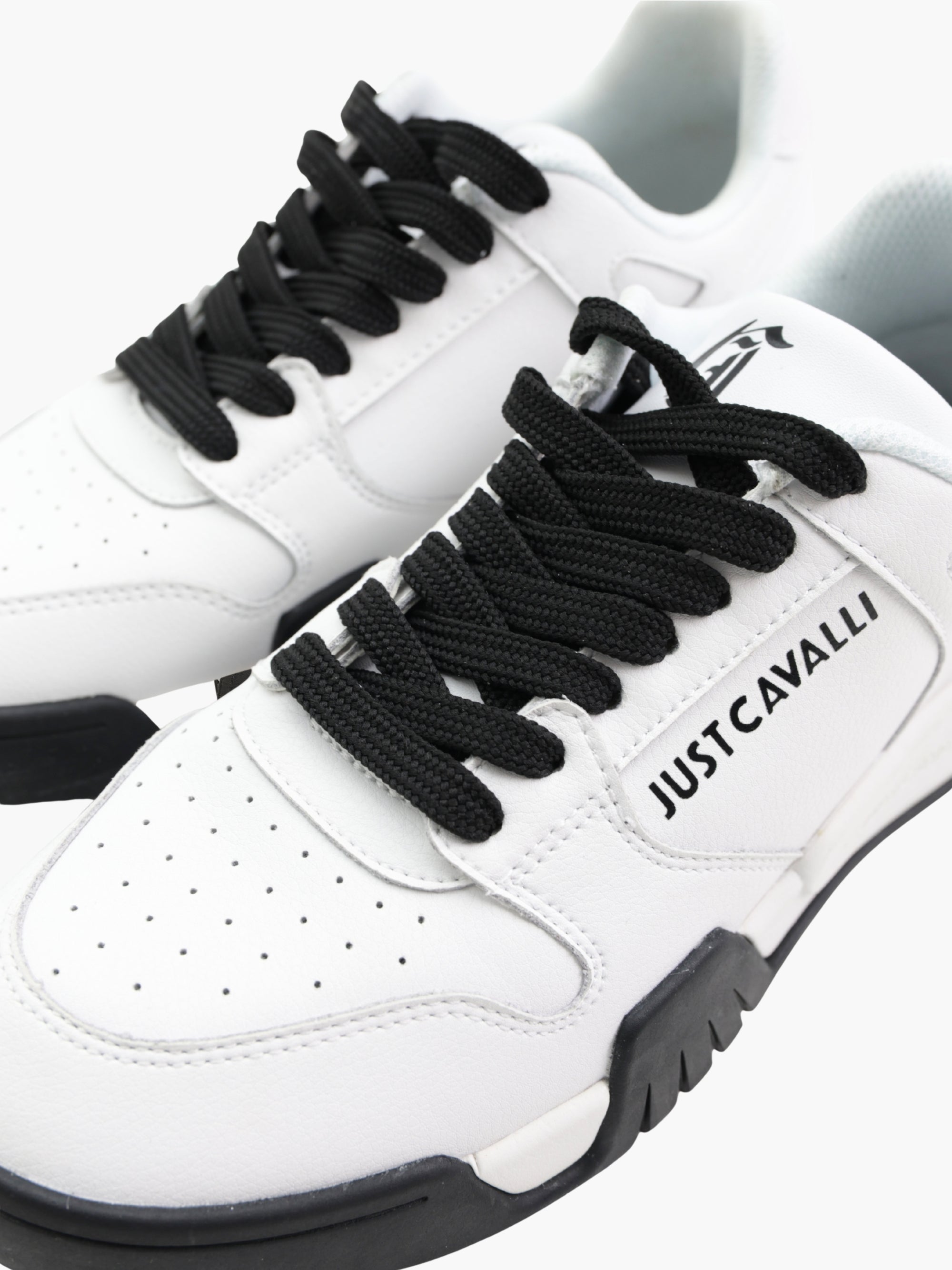 Just Cavalli Sneaker Fondo Style White-Black