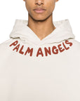 Palm Angels Hoodie Logo Off-White