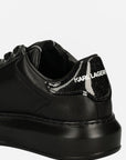 Karl Lagerfeld KL471 Sneaker Kapri Mens Karl NFT Lo Lace Black Leather / Mono