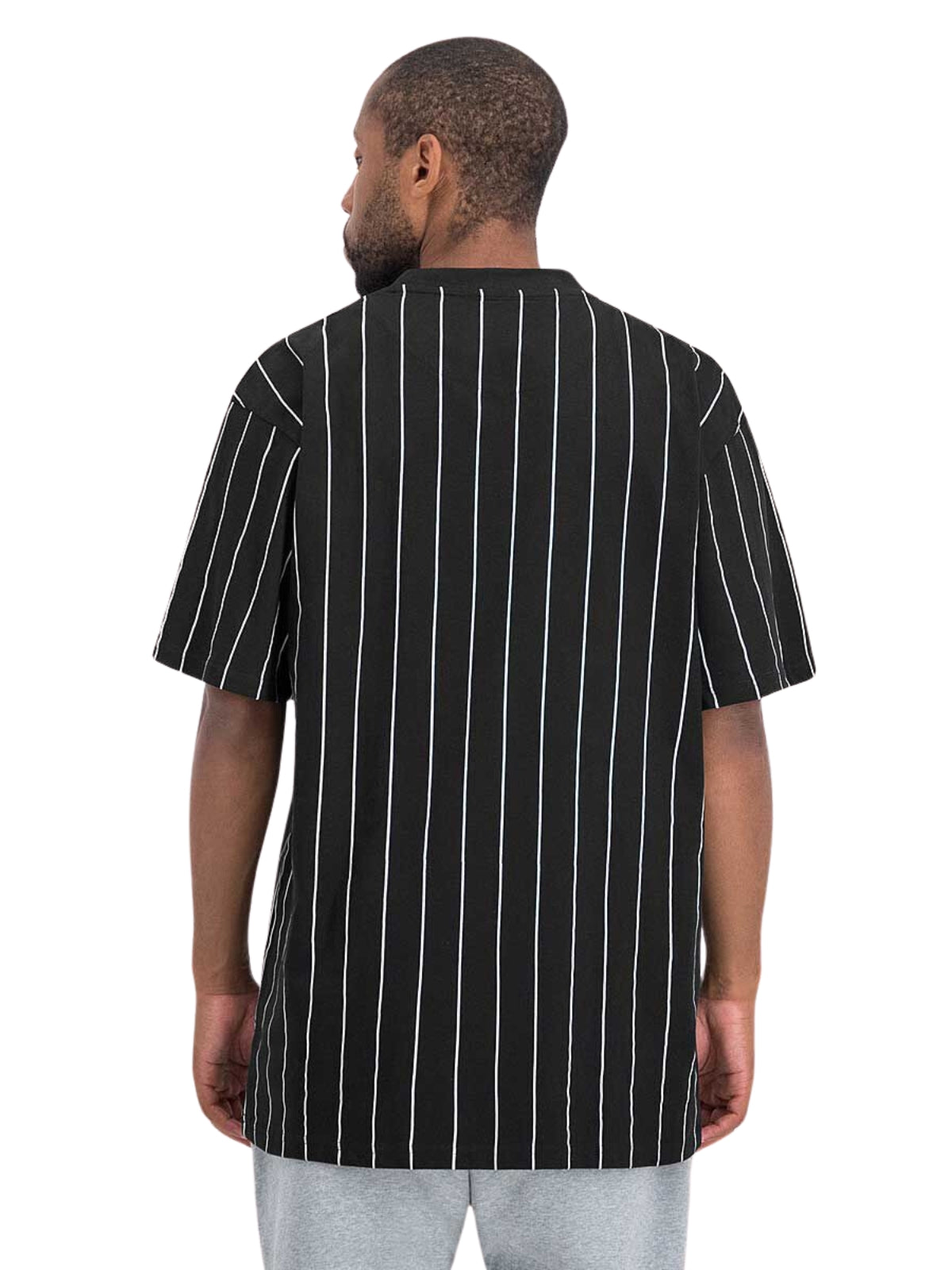 Karl Kani T-Shirt Pinstripe Black