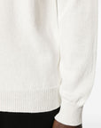 Stone Island Sweater Sleeve Logo White