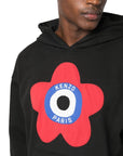 Kenzo Hoodie Flower Black-Red