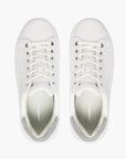 Karl Lagerfeld Sneaker KLL304 Kapri Konstellation Lo White Lthr W/Silver