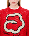 Kenzo Sweater Snake Red