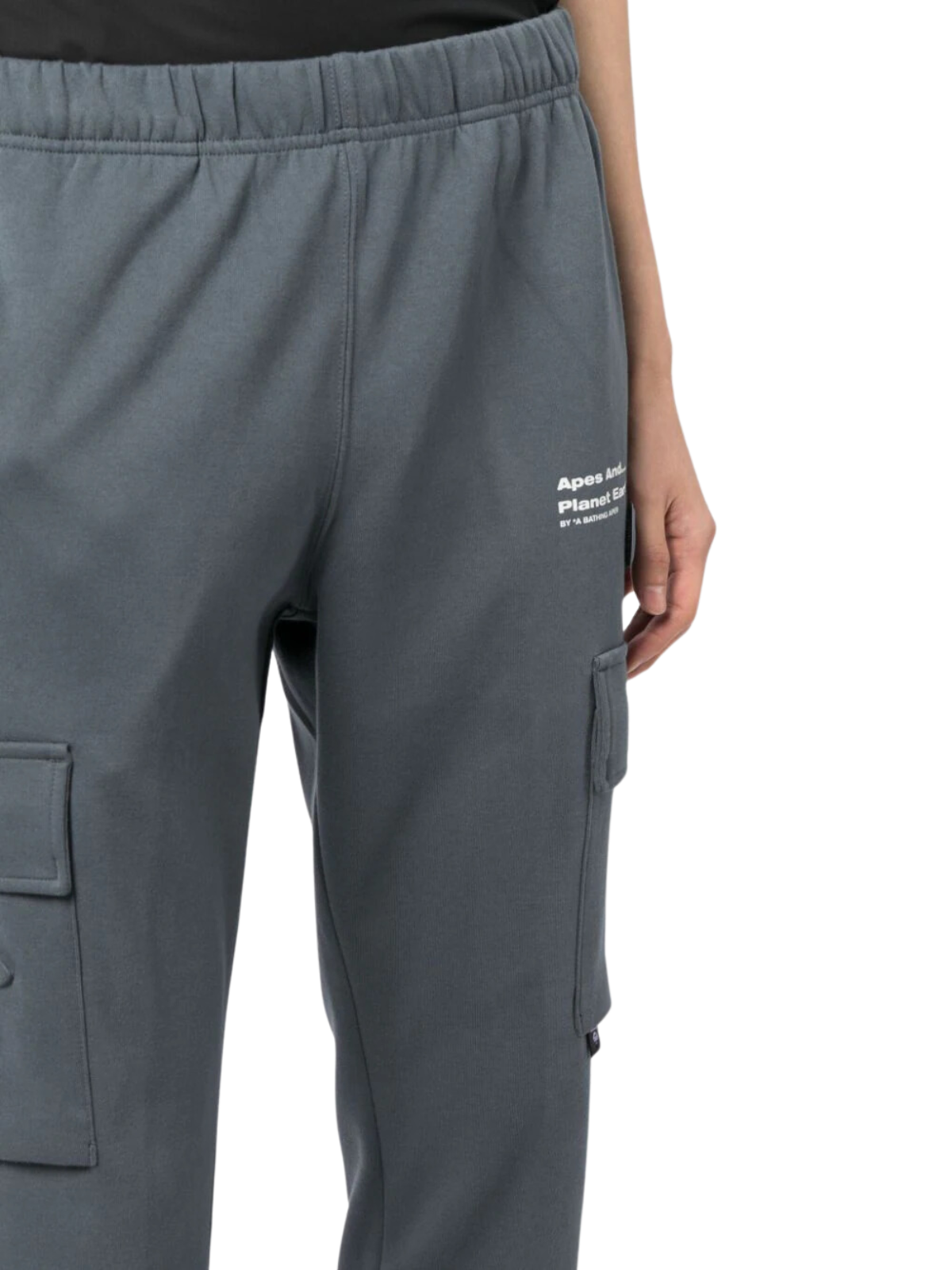 Aape Cargo Pants Logo Grey - 4