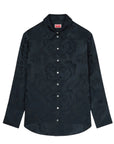 Kenzo Shirt Allover Print Black