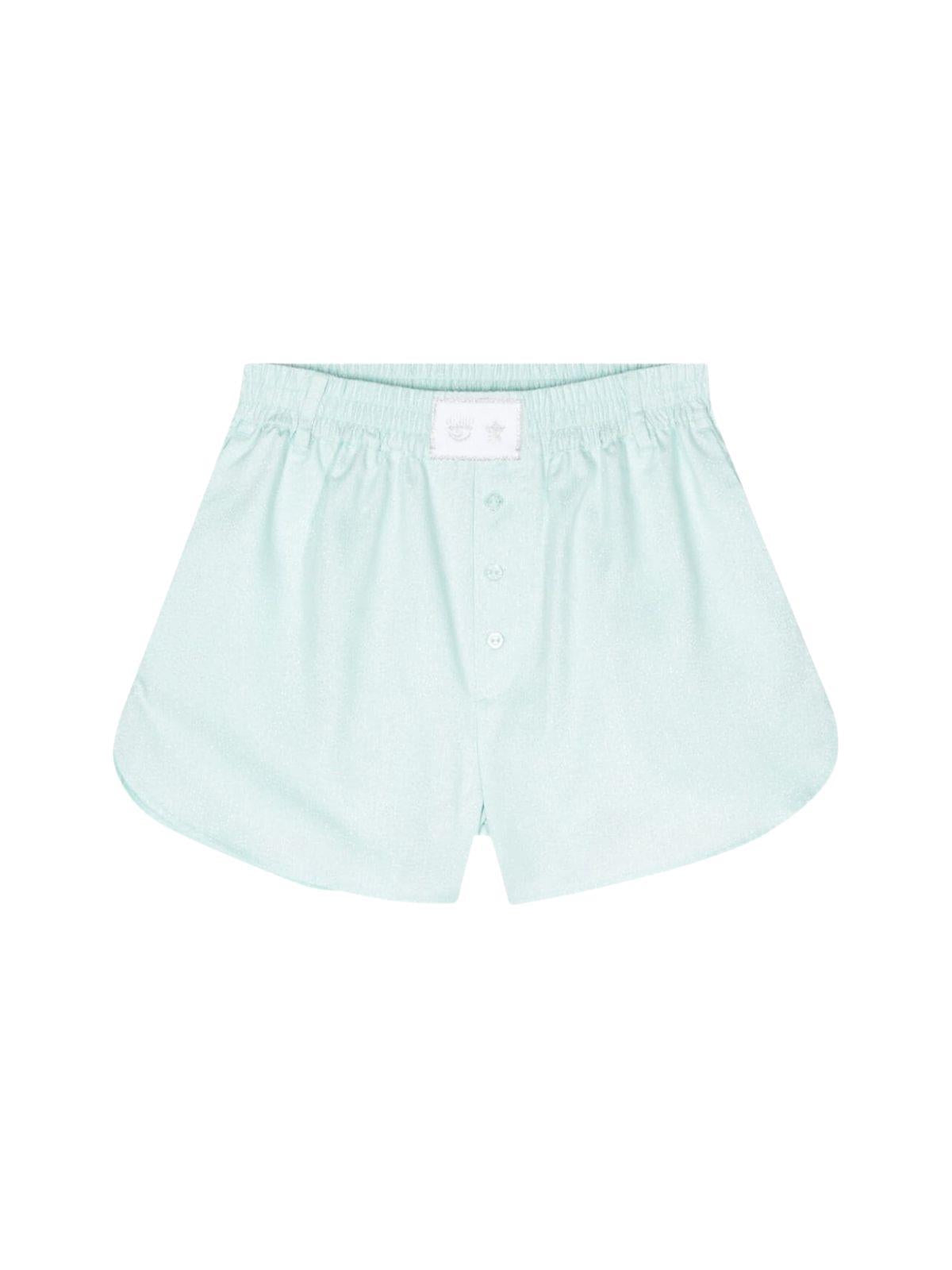 Chiara Ferragn Shorts Track Aqua