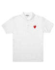 Comme Des Garcons Golfer Heart White