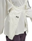 Y-3 Ladies T-Shirt L/S Closure Off-White