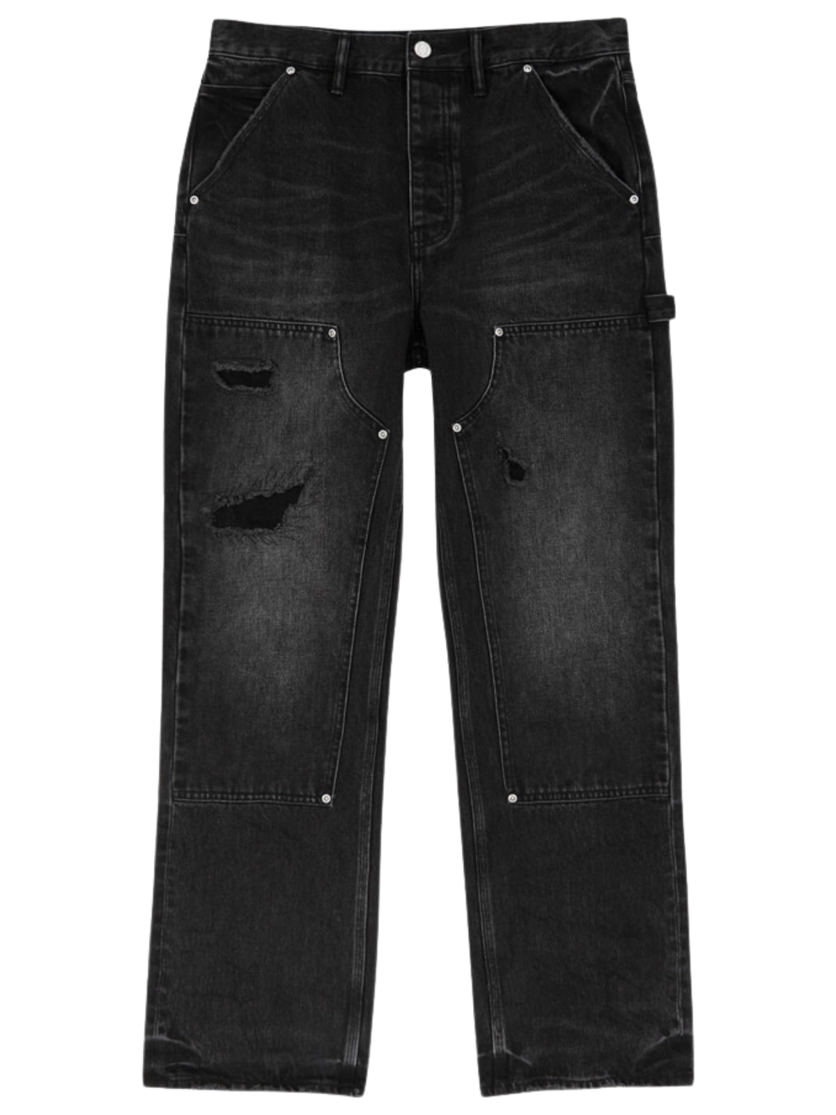 Purple Jeans Relaxed Carpenter Black