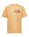 Jw Anderson T-Shirt Lace Chest Trim Beige