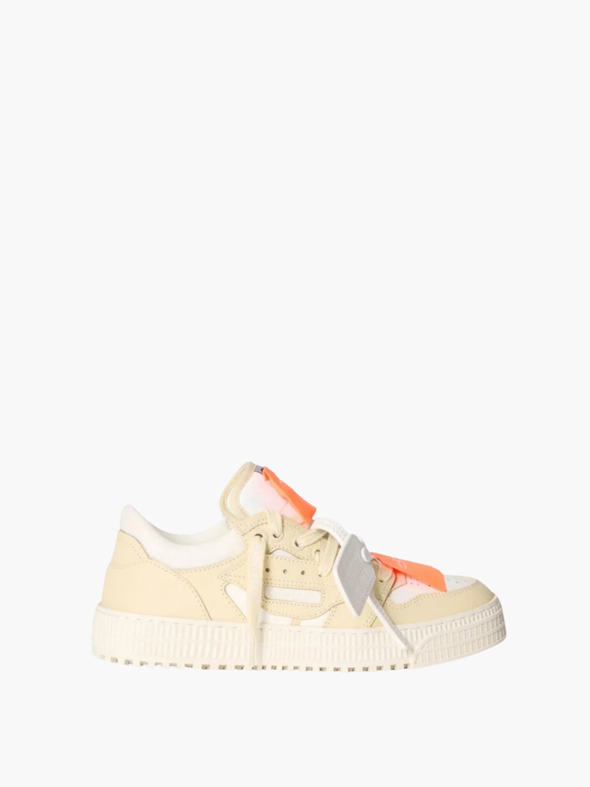Off-white Sneakers Ows117 M-low Top Beige/White