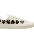 Comme Des Garcons Sneaker Allover Hearts White