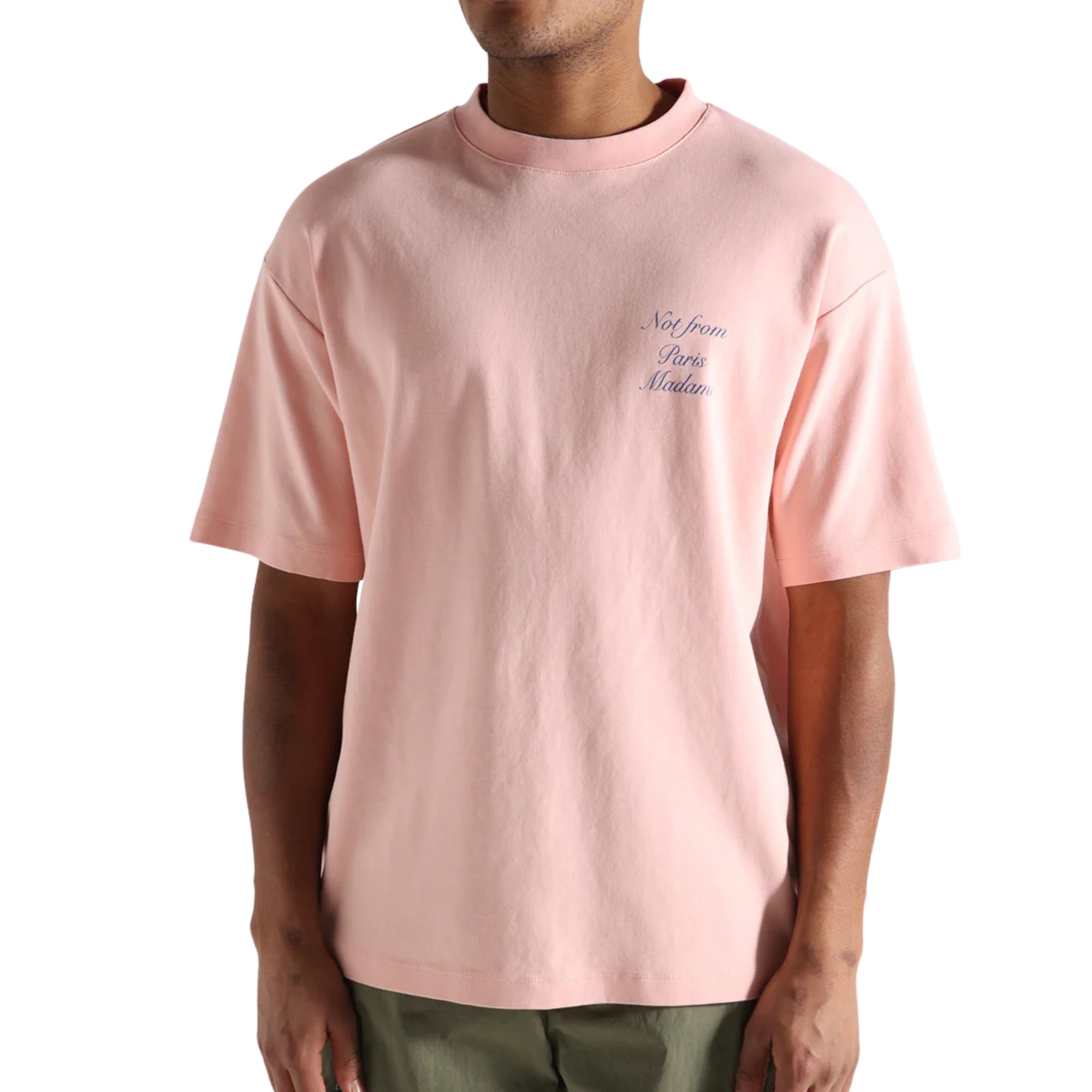 Drole De Monsieur T-Shirt Slogan Light Pink