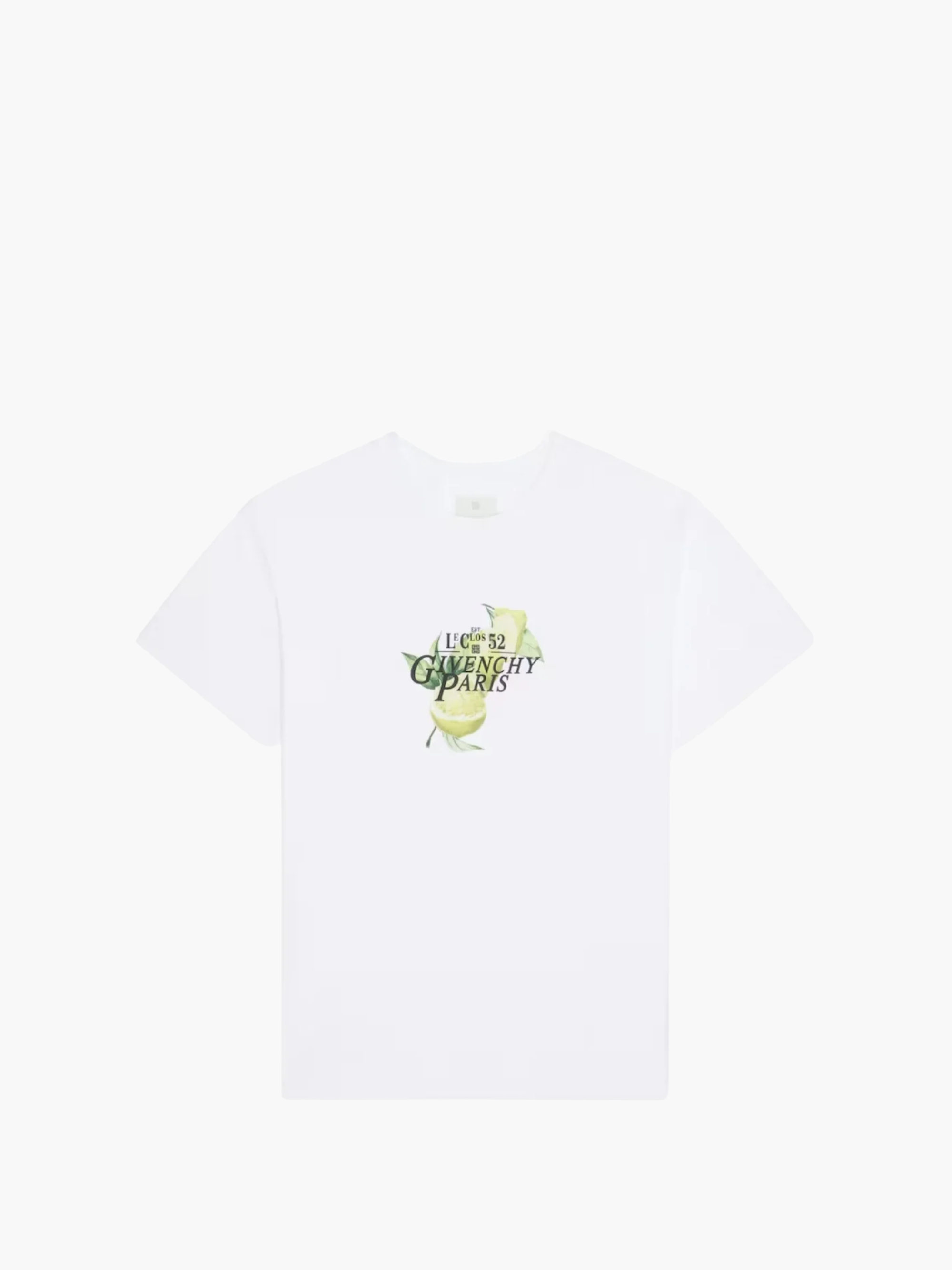 Givenchy T-Shirt Slim Fit Le Clos 52 Logo White