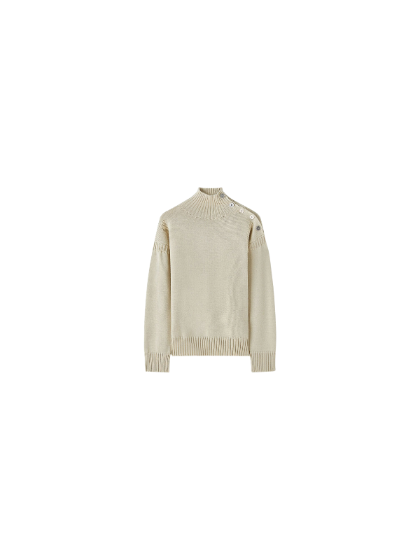 Jil Sander Sweater Turtle Neck White