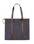 Etro Bag  Xl Arnica Jacquard Blue-Brown