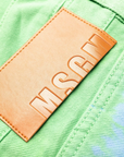 Msgm Jeans Two Tone Green-Blue - 5