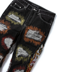 Who Decides War Jeans All Over Embroidery Denim Multi - 5