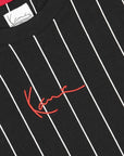 Karl Kani T-Shirt Pinstripe Black