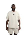 Capone T-Shirt Lounge Wear Oversized Oatmeal