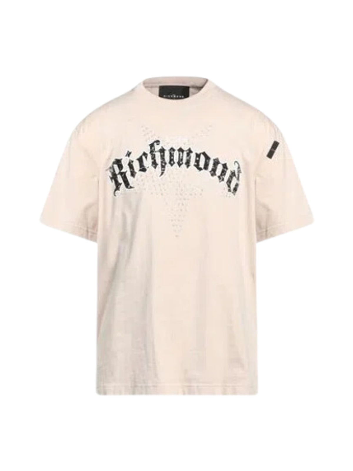 John Richmond T-Shirt Over Hanso Logo Bone – AL Capone Premium