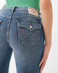 True Religion JEANS JOEY MID RISE FLARE BLUE