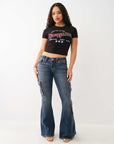True Religion JEANS BIG T LOW RISE FLARE DAR